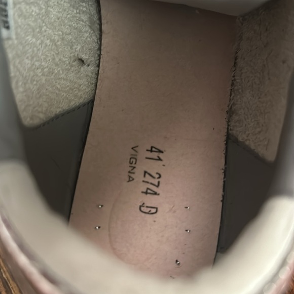 WORN ONCE! Golden Goose Superstar white and silver heel worn once size 41 - Picture 8 of 8